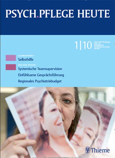 Titelbild der Ausgabe 1/2021 von Psych. Pflege Heute. Diese Zeitschrift und viele weitere Pflegezeitschriften und medizinische Fachzeitschriften als Abo oder epaper bei United Kiosk online kaufen.