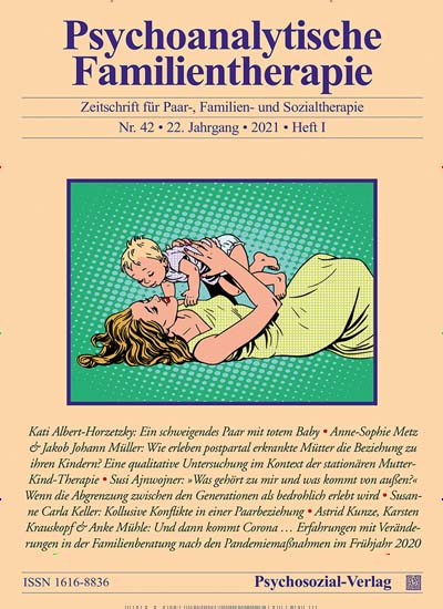 Titelbild der Ausgabe 42/2021 von Psychoanalytische Familientherapie. Diese Zeitschrift und viele weitere Pflegezeitschriften und medizinische Fachzeitschriften als Abo oder epaper bei United Kiosk online kaufen.