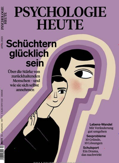 Titelbild der Ausgabe 4/2023 von Psychologie Heute. Diese Zeitschrift und viele weitere Reisemagazine, Freizeitmagazine und Wissensmagazine als Abo oder epaper bei United Kiosk online kaufen.