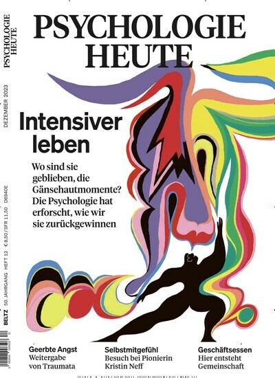 Titelbild der Ausgabe 12/2023 von Psychologie Heute. Diese Zeitschrift und viele weitere Reisemagazine, Freizeitmagazine und Wissensmagazine als Abo oder epaper bei United Kiosk online kaufen.