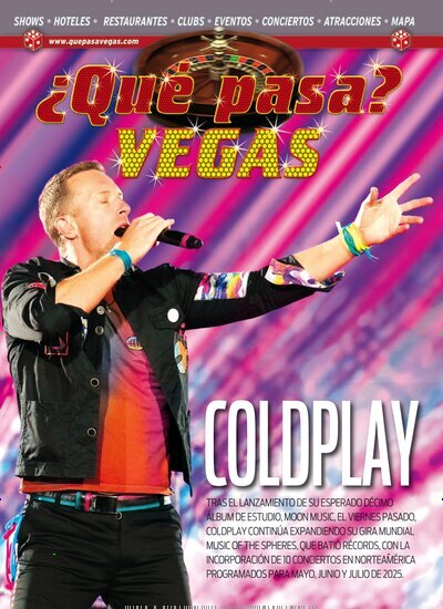 Titelbild der Ausgabe 1/2025 von Que Pasa Vegas. Diese Zeitschrift und viele weitere Lifestylemagazine und Peoplemagazine als Abo oder epaper bei United Kiosk online kaufen.