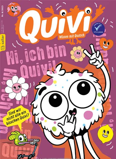 Titelbild der Ausgabe 8/2024 von Quivi. Diese Zeitschrift und viele weitere Jugendzeitschriften und Kinderzeitschriften als Abo oder epaper bei United Kiosk online kaufen.