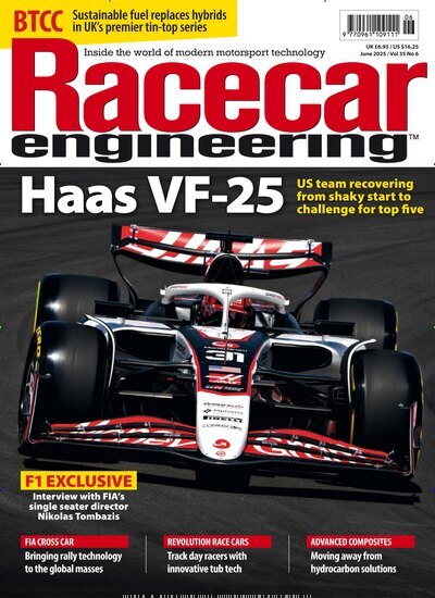 Titelbild der Ausgabe 6/2025 von Racecar engineering. Diese Zeitschrift und viele weitere Automagazine und Motorradzeitschriften als Abo oder epaper bei United Kiosk online kaufen.