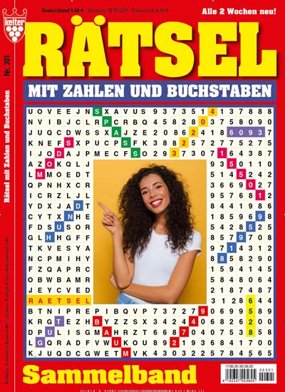 Titelbild der Ausgabe 12/2025 von Rätsel mit Zahlen und Buchstaben Sammelband. Diese Zeitschrift und viele weitere Groschenromane und Rätselhefte als Abo oder epaper bei United Kiosk online kaufen.