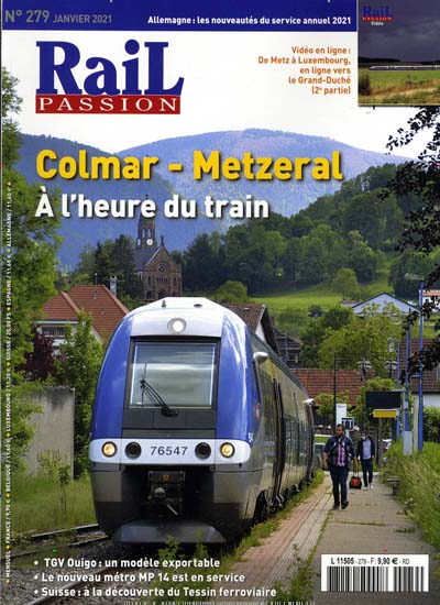 Titelbild der Ausgabe 1/2021 von Rail Passion. Diese Zeitschrift und viele weitere Computerzeitschriften, Tabletmagazine und Smartphonemagazine als Abo oder epaper bei United Kiosk online kaufen.