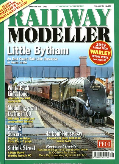 Titelbild der Ausgabe 1/2020 von Railway Modeller. Diese Zeitschrift und viele weitere Computerzeitschriften, Tabletmagazine und Smartphonemagazine als Abo oder epaper bei United Kiosk online kaufen.