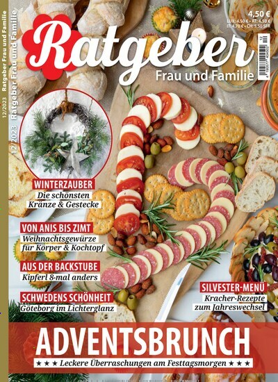 Titelbild der Ausgabe 12/2023 von Ratgeber Frau und Familie. Diese Zeitschrift und viele weitere Frauenzeitschriften als Abo oder epaper bei United Kiosk online kaufen.