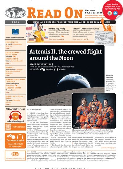Titelbild der Ausgabe 5/2026 von Read on. Diese Zeitschrift und viele weitere Reisemagazine, Freizeitmagazine und Wissensmagazine als Abo oder epaper bei United Kiosk online kaufen.