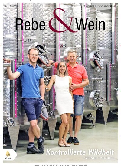 Titelbild der Ausgabe 7/2025 von Rebe & Wein. Diese Zeitschrift und viele weitere Naturzeitschriften, Landwirtschaftszeitungen und Umweltmagazine als Abo oder epaper bei United Kiosk online kaufen.
