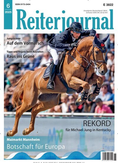 Titelbild der Ausgabe 6/2025 von Reiterjournal. Diese Zeitschrift und viele weitere Sportmagazine als Abo oder epaper bei United Kiosk online kaufen.