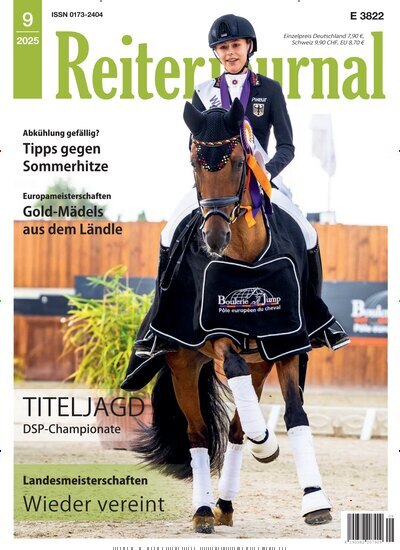 Titelbild der Ausgabe 9/2025 von Reiterjournal. Diese Zeitschrift und viele weitere Sportmagazine als Abo oder epaper bei United Kiosk online kaufen.