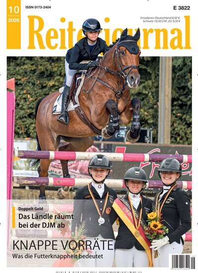 Titelbild der Ausgabe 10/2026 von Reiterjournal. Diese Zeitschrift und viele weitere Sportmagazine als Abo oder epaper bei United Kiosk online kaufen.