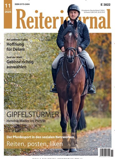 Titelbild der Ausgabe 11/2025 von Reiterjournal. Diese Zeitschrift und viele weitere Sportmagazine als Abo oder epaper bei United Kiosk online kaufen.