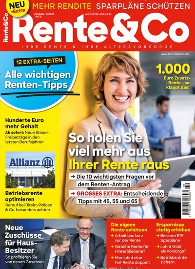 Titelbild der Ausgabe 4/2026 von Rente & Co. Diese Zeitschrift und viele weitere Wirtschaftsmagazine und Politikmagazine als Abo oder epaper bei United Kiosk online kaufen.