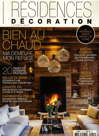Titelbild der Ausgabe 155/2021 von Residences decoration. Diese Zeitschrift und viele weitere Gartenzeitschriften und Wohnzeitschriften als Abo oder epaper bei United Kiosk online kaufen.