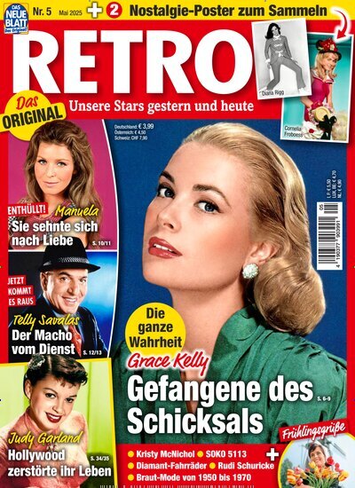 Titelbild der Ausgabe 5/2025 von Retro. Diese Zeitschrift und viele weitere Frauenzeitschriften als Abo oder epaper bei United Kiosk online kaufen.