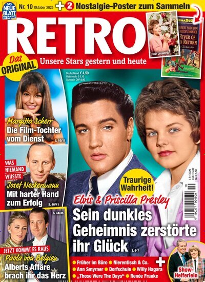 Titelbild der Ausgabe 10/2025 von Retro. Diese Zeitschrift und viele weitere Frauenzeitschriften als Abo oder epaper bei United Kiosk online kaufen.