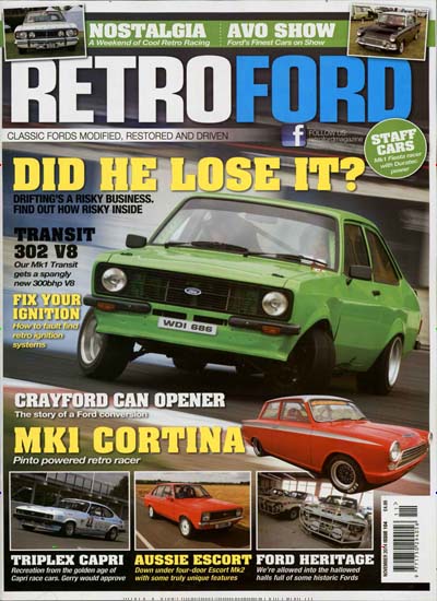 Titelbild der Ausgabe 11/2014 von Retro Ford. Diese Zeitschrift und viele weitere Automagazine und Motorradzeitschriften als Abo oder epaper bei United Kiosk online kaufen.