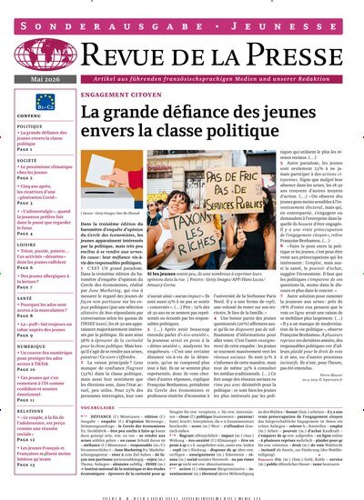 Titelbild der Ausgabe 1/2026 von Revue de la Presse - Jeunesse. Diese Zeitschrift und viele weitere Reisemagazine, Freizeitmagazine und Wissensmagazine als Abo oder epaper bei United Kiosk online kaufen.