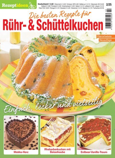 Titelbild der Ausgabe 2/2025 von Rezeptideen. Diese Zeitschrift und viele weitere Kochzeitschriften und Backzeitschriften als Abo oder epaper bei United Kiosk online kaufen.
