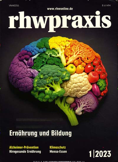Titelbild der Ausgabe 1/2023 von rhw praxis. Diese Zeitschrift und viele weitere Gastronomiezeitschriften, Fashionmagazine, Beautymagazine als Abo oder epaper bei United Kiosk online kaufen.