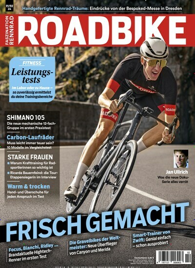 Titelbild der Ausgabe 2/2024 von RoadBike. Diese Zeitschrift und viele weitere Sportmagazine als Abo oder epaper bei United Kiosk online kaufen.