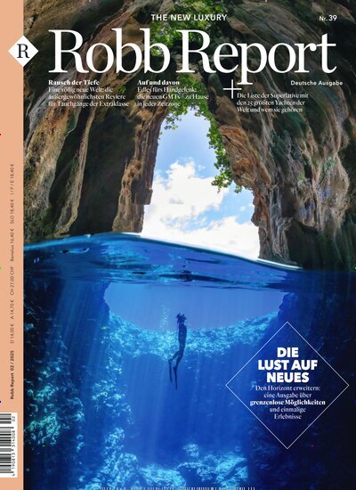 Titelbild der Ausgabe 2/2025 von Robb Report. Diese Zeitschrift und viele weitere Lifestylemagazine und Peoplemagazine als Abo oder epaper bei United Kiosk online kaufen.