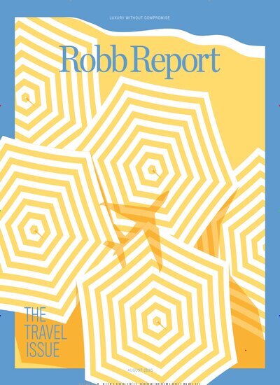 Titelbild der Ausgabe 8/2025 von Robb Report USA. Diese Zeitschrift und viele weitere Wirtschaftsmagazine und Politikmagazine als Abo oder epaper bei United Kiosk online kaufen.