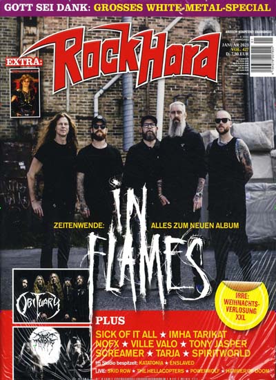 Titelbild der Ausgabe 1/2023 von Rock Hard mit CD/DVD. Diese Zeitschrift und viele weitere Reisemagazine, Freizeitmagazine und Wissensmagazine als Abo oder epaper bei United Kiosk online kaufen.