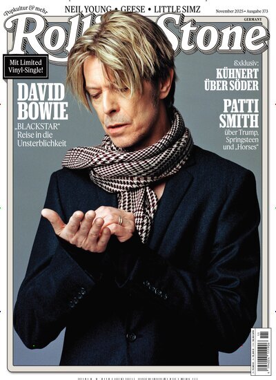 Titelbild der Ausgabe 11/2025 von Rolling Stone. Diese Zeitschrift und viele weitere Reisemagazine, Freizeitmagazine und Wissensmagazine als Abo oder epaper bei United Kiosk online kaufen.