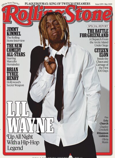 Titelbild der Ausgabe 5/2025 von Rolling Stone USA. Diese Zeitschrift und viele weitere Jugendzeitschriften und Kinderzeitschriften als Abo oder epaper bei United Kiosk online kaufen.