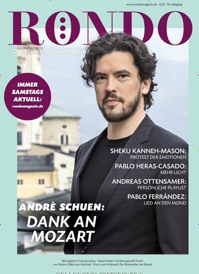 Titelbild der Ausgabe 3/2025 von Rondo. Diese Zeitschrift und viele weitere Reisemagazine, Freizeitmagazine und Wissensmagazine als Abo oder epaper bei United Kiosk online kaufen.