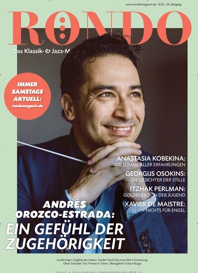 Titelbild der Ausgabe 4/2025 von Rondo. Diese Zeitschrift und viele weitere Reisemagazine, Freizeitmagazine und Wissensmagazine als Abo oder epaper bei United Kiosk online kaufen.