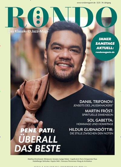 Titelbild der Ausgabe 5/2025 von Rondo. Diese Zeitschrift und viele weitere Reisemagazine, Freizeitmagazine und Wissensmagazine als Abo oder epaper bei United Kiosk online kaufen.