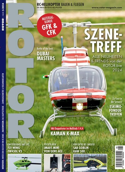 Titelbild der Ausgabe 5/2024 von Rotor. Diese Zeitschrift und viele weitere Reisemagazine, Freizeitmagazine und Wissensmagazine als Abo oder epaper bei United Kiosk online kaufen.