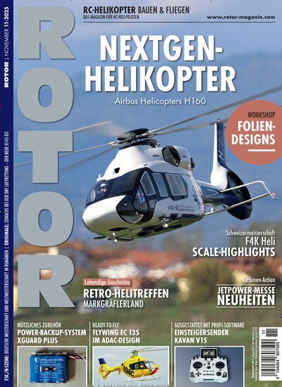 Titelbild der Ausgabe 11/2025 von Rotor. Diese Zeitschrift und viele weitere Reisemagazine, Freizeitmagazine und Wissensmagazine als Abo oder epaper bei United Kiosk online kaufen.