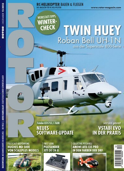 Titelbild der Ausgabe 12/2023 von Rotor. Diese Zeitschrift und viele weitere Reisemagazine, Freizeitmagazine und Wissensmagazine als Abo oder epaper bei United Kiosk online kaufen.