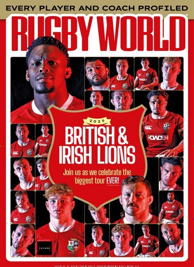 Titelbild der Ausgabe 8/2025 von Rugby World. Diese Zeitschrift und viele weitere Sportmagazine als Abo oder epaper bei United Kiosk online kaufen.