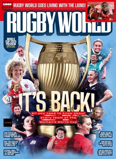 Titelbild der Ausgabe 10/2025 von Rugby World. Diese Zeitschrift und viele weitere Sportmagazine als Abo oder epaper bei United Kiosk online kaufen.