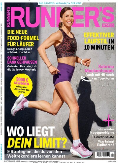 Titelbild der Ausgabe 6/2026 von Runners World. Diese Zeitschrift und viele weitere Sportmagazine als Abo oder epaper bei United Kiosk online kaufen.