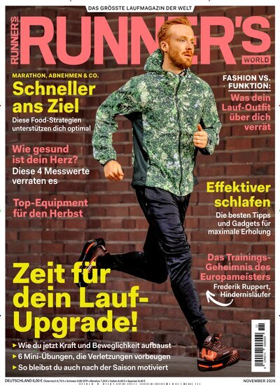 Titelbild der Ausgabe 11/2026 von Runners World. Diese Zeitschrift und viele weitere Sportmagazine als Abo oder epaper bei United Kiosk online kaufen.