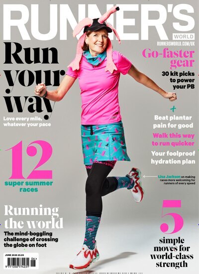 Titelbild der Ausgabe 6/2026 von Runners World UK. Diese Zeitschrift und viele weitere Sportmagazine als Abo oder epaper bei United Kiosk online kaufen.