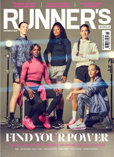 Titelbild der Ausgabe 11/2025 von Runners World UK. Diese Zeitschrift und viele weitere Sportmagazine als Abo oder epaper bei United Kiosk online kaufen.