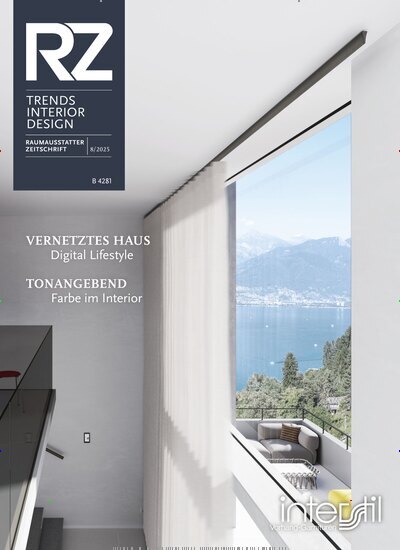 Titelbild der Ausgabe 8/2025 von RZ - Trends Interior Design. Diese Zeitschrift und viele weitere Architekturzeitschriften und Bauzeitschriften als Abo oder epaper bei United Kiosk online kaufen.