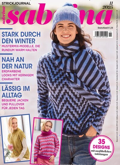 Titelbild der Ausgabe 11/2025 von Sabrina. Diese Zeitschrift und viele weitere Modemagazine und DIY-Magazine als Abo oder epaper bei United Kiosk online kaufen.