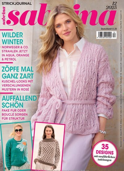Titelbild der Ausgabe 12/2025 von Sabrina. Diese Zeitschrift und viele weitere Modemagazine und DIY-Magazine als Abo oder epaper bei United Kiosk online kaufen.