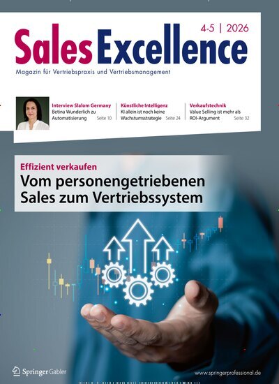 Titelbild der Ausgabe 4/2026 von Sales Excellence. Diese Zeitschrift und viele weitere Businessmagazine als Abo oder epaper bei United Kiosk online kaufen.