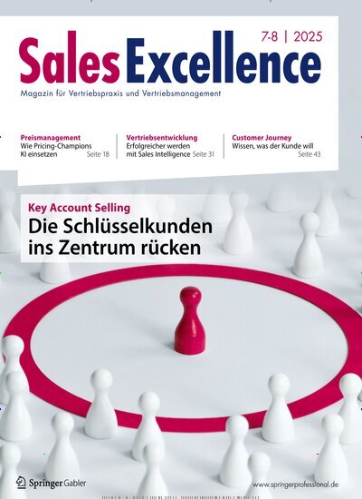 Titelbild der Ausgabe 7/2025 von Sales Excellence. Diese Zeitschrift und viele weitere Businessmagazine als Abo oder epaper bei United Kiosk online kaufen.