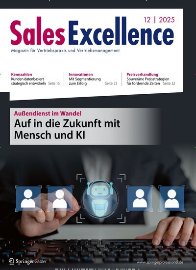 Titelbild der Ausgabe 12/2025 von Sales Excellence. Diese Zeitschrift und viele weitere Businessmagazine als Abo oder epaper bei United Kiosk online kaufen.