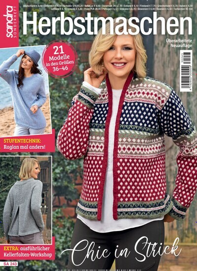 Titelbild der Ausgabe 243/2023 von Sandra Sonderheft. Diese Zeitschrift und viele weitere Modemagazine und DIY-Magazine als Abo oder epaper bei United Kiosk online kaufen.